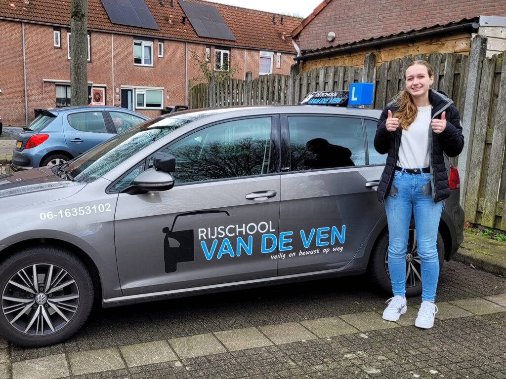 Fenna van Workum geslaagd