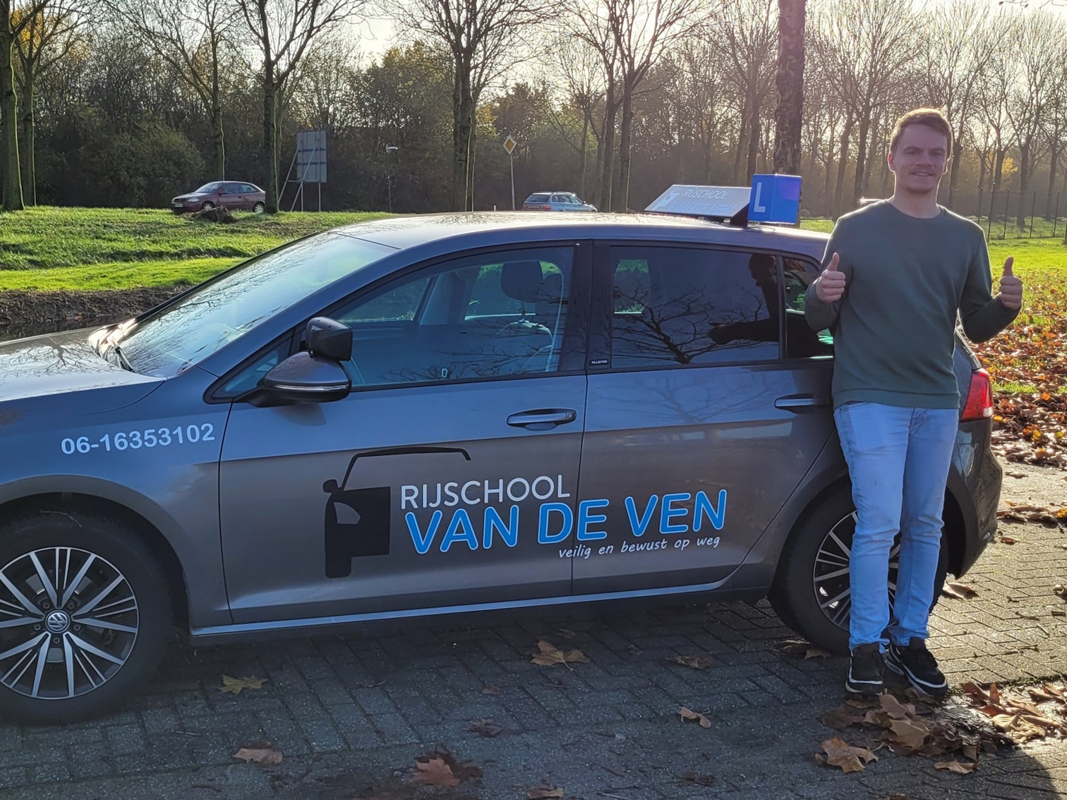 Brian van Dreumel geslaagd